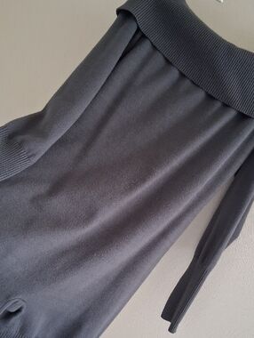Forever 21 Charcoal Ribbed Off-Shoulder Hamper
